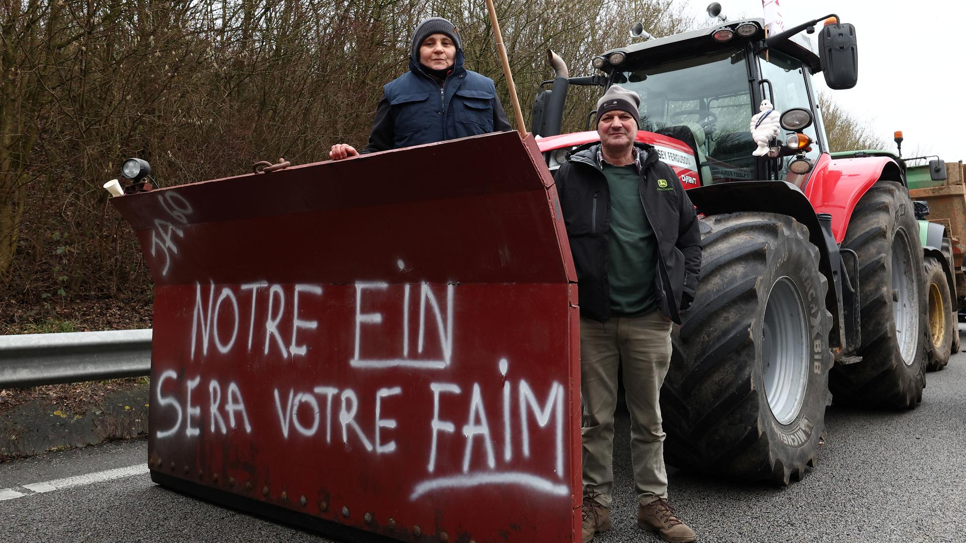 Farmers' protests almost all over Europe